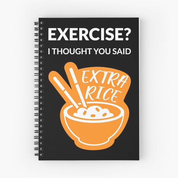 Item preview, Exercise? I Thought You Said Extra Rice I designed and sold by Lemon Pepper.