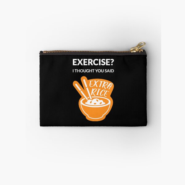 Item preview, Exercise? I Thought You Said Extra Rice I designed and sold by Lemon Pepper.