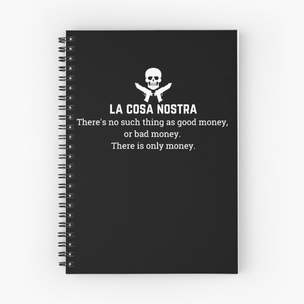 Item preview, La Cosa Nostra - White on Black designed and sold by FlyingTreg.