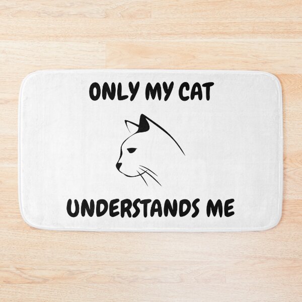 Item preview, Only My Cat Understands Me Cat Head Clipart  designed and sold by LuckyKermit.