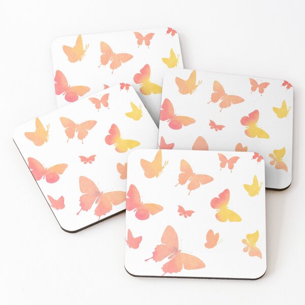 Item preview, Orange Watercolor Butteflies designed and sold by Hedda Young.