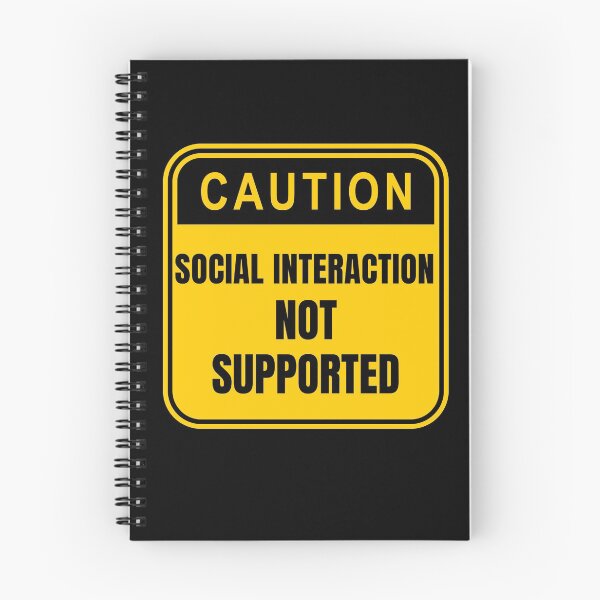 Item preview, Social Interaction Not Supported  designed and sold by VBeesTees.