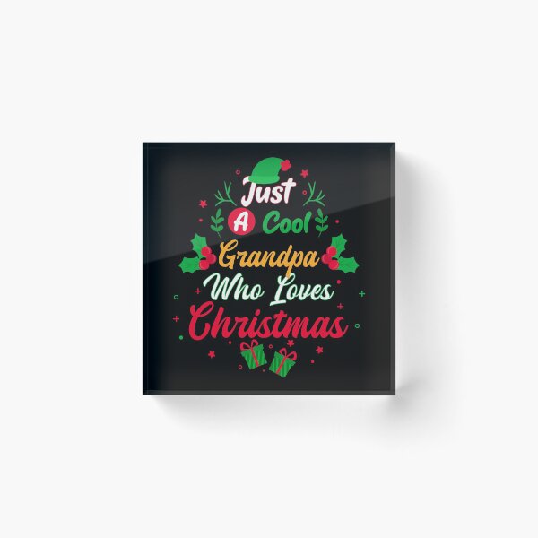 Artikelvorschau, Nur ein cooler Opa, der Weihnachten liebt - Geschenk entworfen und verkauft von yeknow.