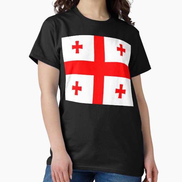 Item preview, Flag Of Georgia and its red and white colors. designed and sold by Tony Benoit.