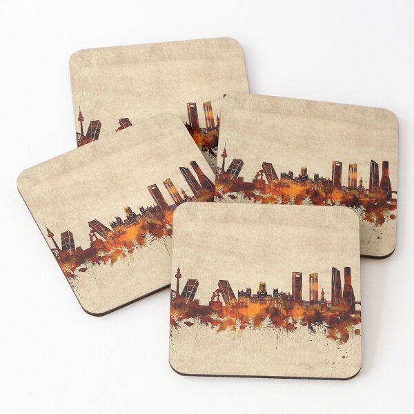 Item preview, madrid skyline vintage designed and sold by BekimART2.
