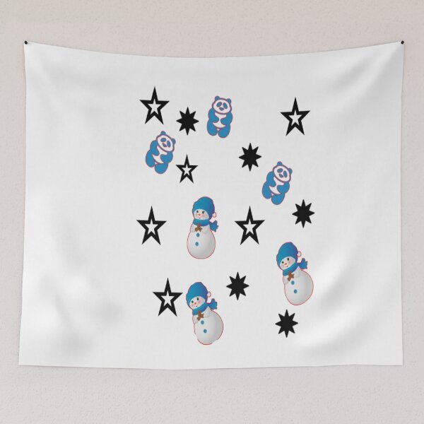 Item preview, Panda snow man sticker  designed and sold by Hamaridukaan.
