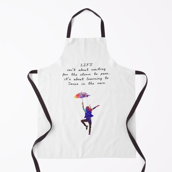 Item preview, Dance In The Rain Quote Art Design 608 Watercolor designed and sold by vividpixelusa.