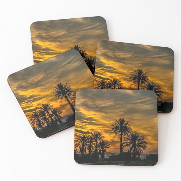 Item preview, Palm trees in sunset, Morocco designed and sold by reisefoto.