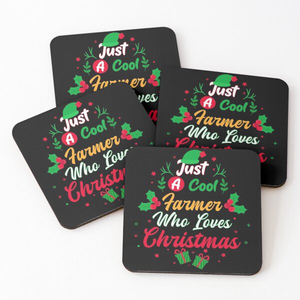 Item preview, Just a Cool Farmer Who Loves Christmas - Gift designed and sold by yeknow.