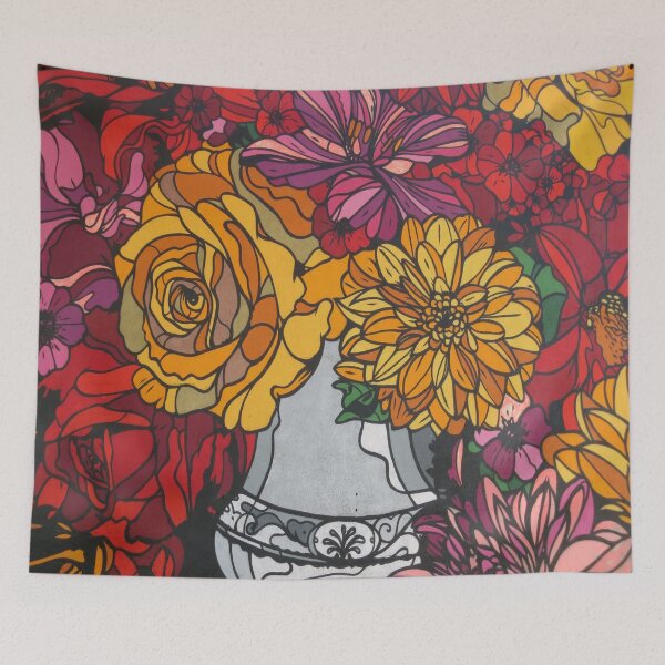 Item preview, Floral design pattern designed and sold by bubble-bulb.