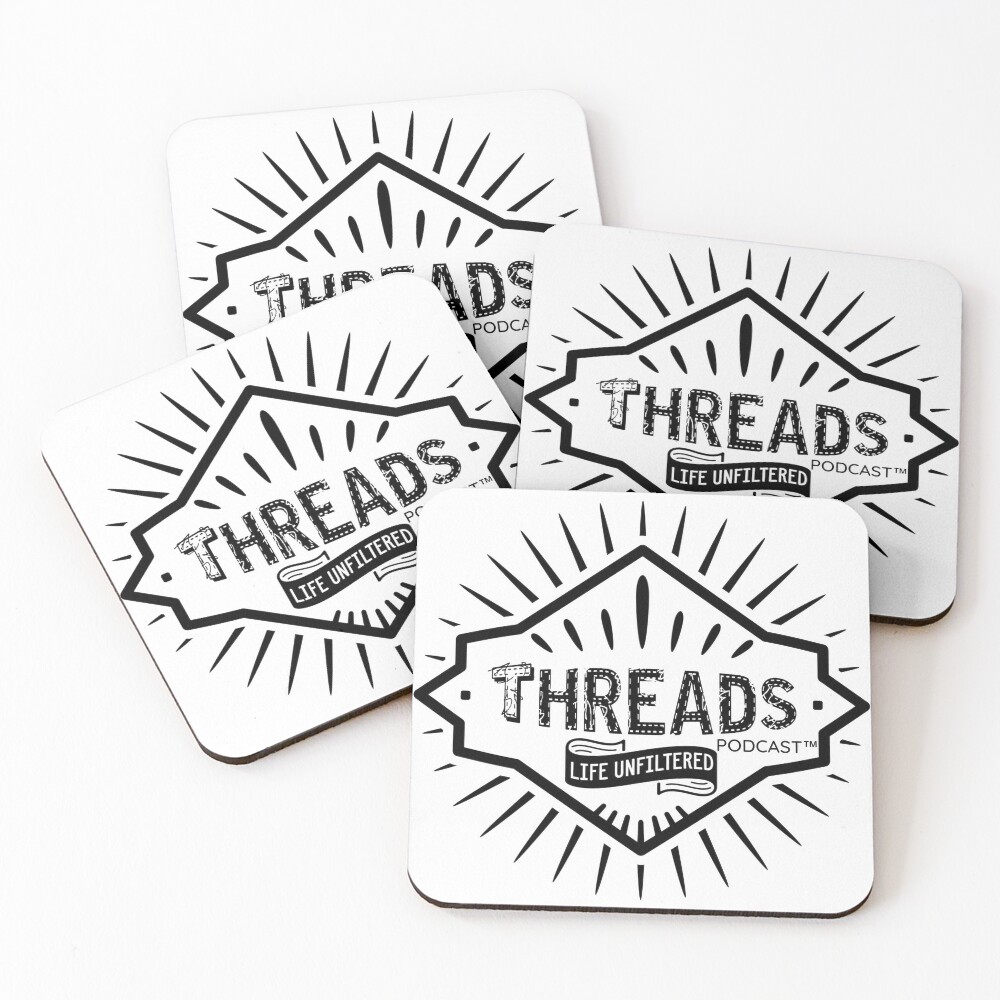 Item preview, Coasters (Set of 4) designed and sold by threadspodcast.