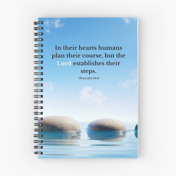 Item preview, Stones on Water - Proverbs 16: 9 Bible designed and sold by Liberating-Art.