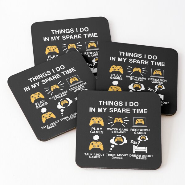 Item preview, THINGS I DO IN MY SPARE TIME FUNNY VIDEO GAMES GIFT FOR GAMERS BOYS AND GIRLS designed and sold by pedrored369.