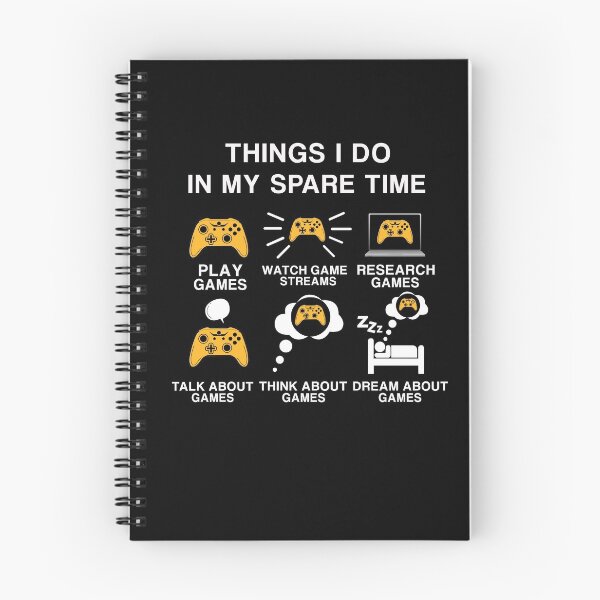 Item preview, THINGS I DO IN MY SPARE TIME FUNNY VIDEO GAMES GIFT FOR GAMERS BOYS AND GIRLS designed and sold by pedrored369.
