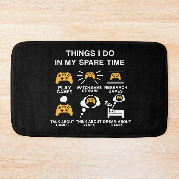 Item preview, THINGS I DO IN MY SPARE TIME FUNNY VIDEO GAMES GIFT FOR GAMERS BOYS AND GIRLS designed and sold by pedrored369.