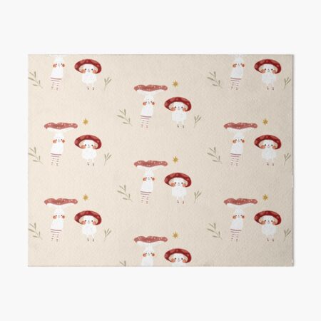 calcetines con motivo de setas Lámina rígida