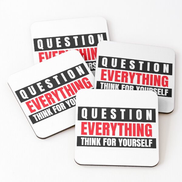 Item preview, Question everything think for yourself  designed and sold by Vanissa Berg.