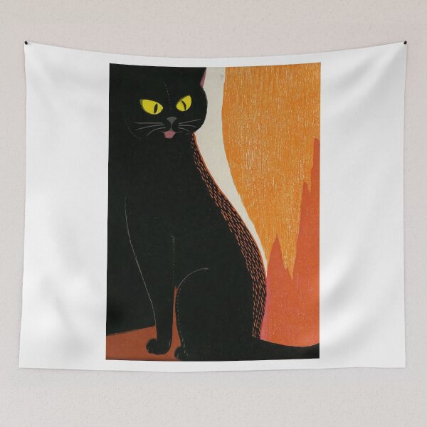 Item preview, Black Pretty Cat Painting designed and sold by angla vargzt.
