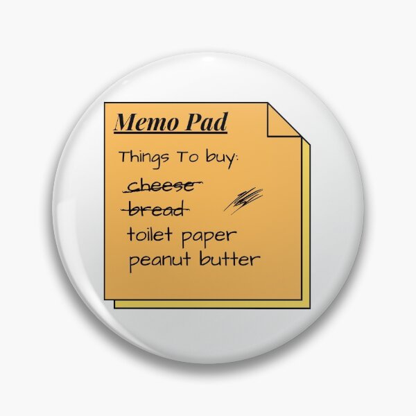 Item preview, Funny Memo Pad Things To Buy List designed and sold by happyshopg.