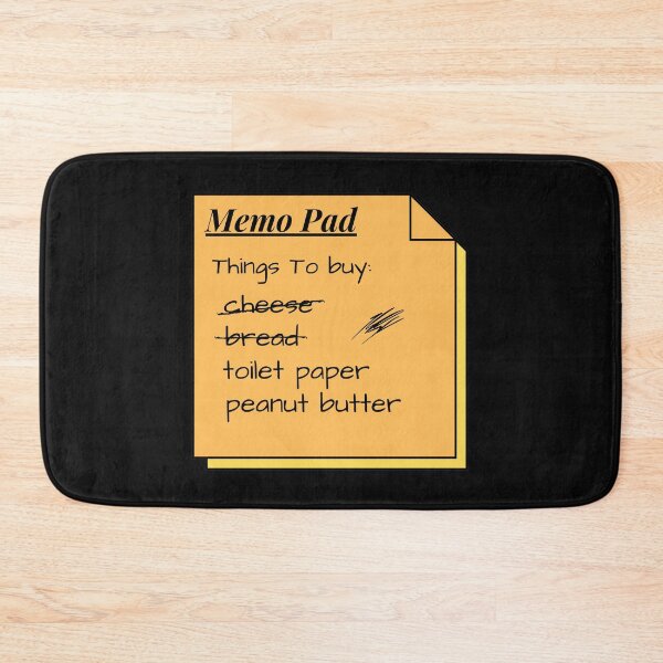Item preview, Funny Memo Pad Things To Buy List designed and sold by happyshopg.