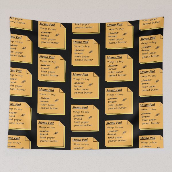 Item preview, Funny Memo Pad Things To Buy List designed and sold by happyshopg.