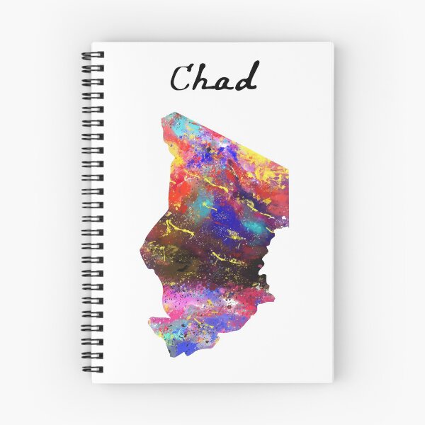 Item preview, Chad 606 Watercolor Map Yoga Quote Definition Desi designed and sold by vividpixelusa.