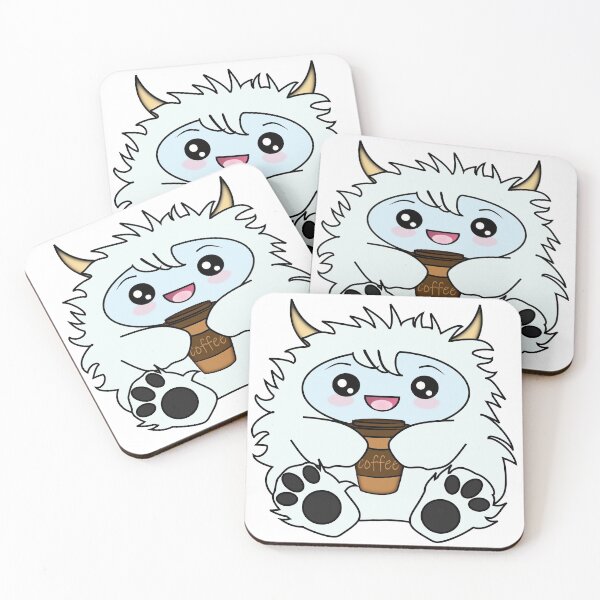 Item preview, Cute Yeti Loves Coffee designed and sold by EnchantedDreamr.
