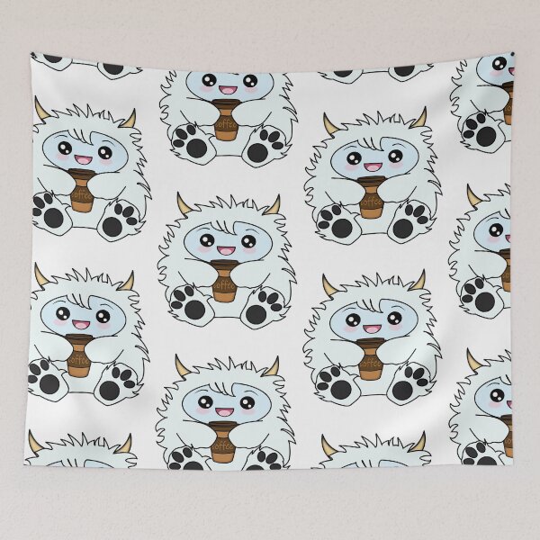 Item preview, Cute Yeti Loves Coffee designed and sold by EnchantedDreamr.