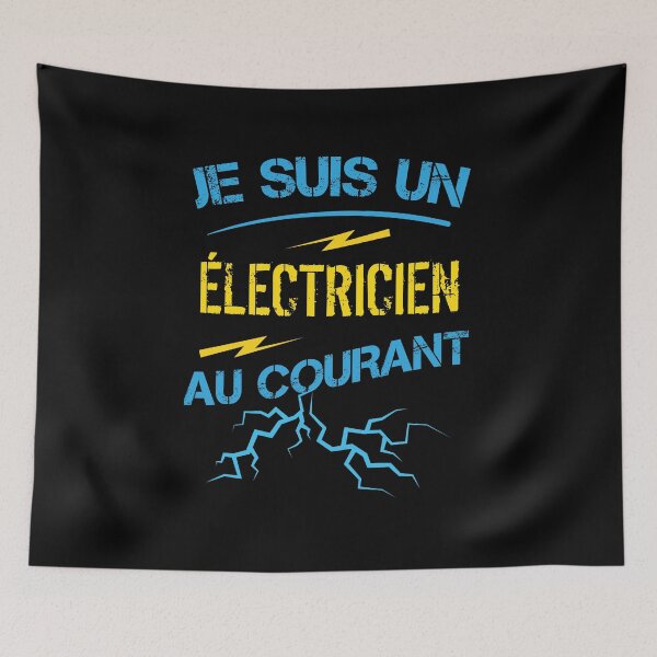 Item preview, funny electrician t-shirt designed and sold by Catcrea.