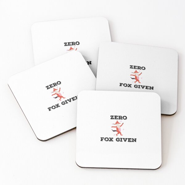Item preview, Zero Fox Given Punny Quote designed and sold by AritraSur.