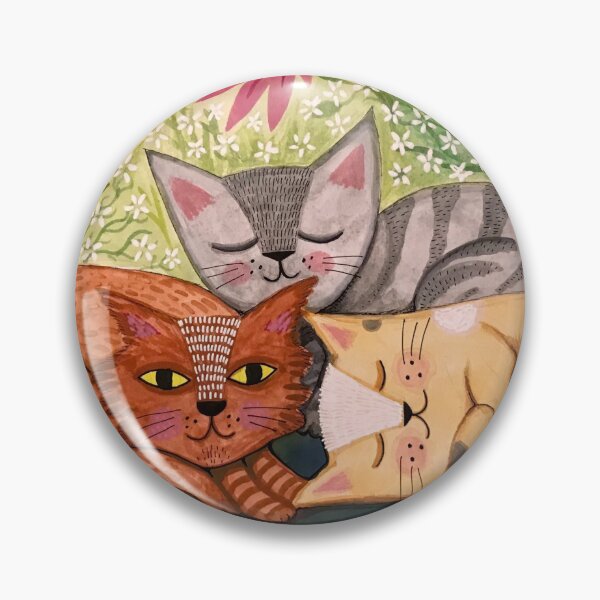 Item preview, Three cats designed and sold by Karen Elliott.