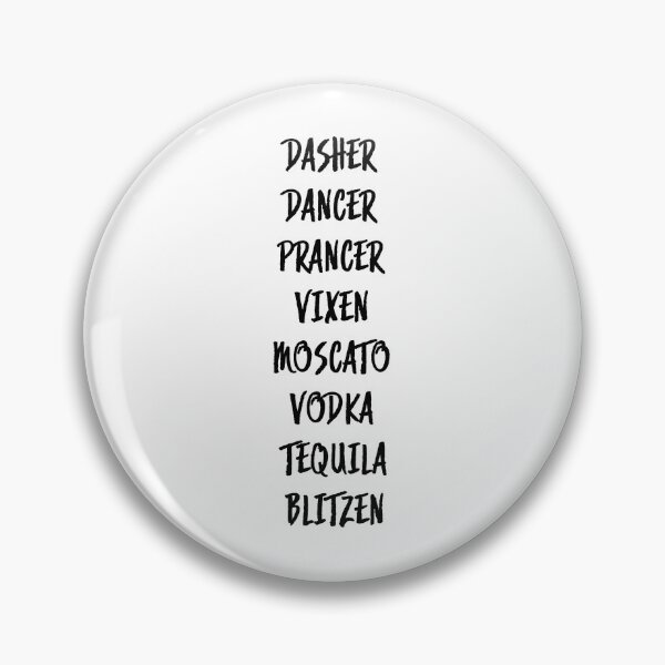 Item preview, Dasher Dancer Prancer Vixen Moscato Vodka Tequila Blitzen designed and sold by damone7.