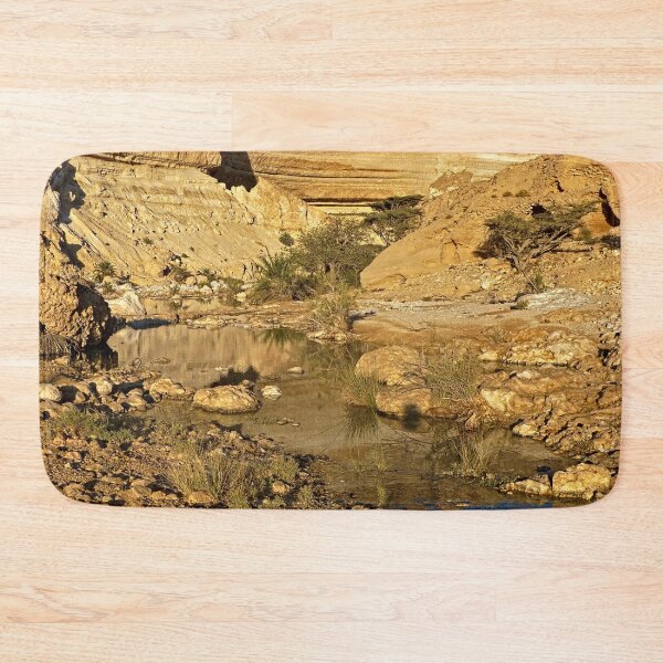 Item preview, Wadi Desert Oasis  Rockface Landscape, Oman designed and sold by worldways.