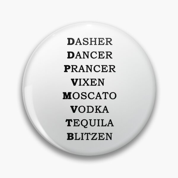 Item preview, Dasher Dancer Prancer Vixen Moscato Vodka Tequila Blitzen designed and sold by damone7.