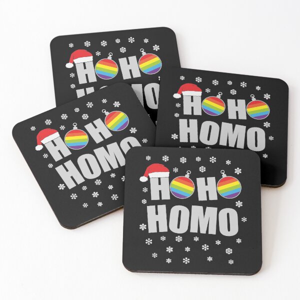 Item preview, HO HO HOMO - LGBT CHRISTMAS designed and sold by Dwarf-Monkey.