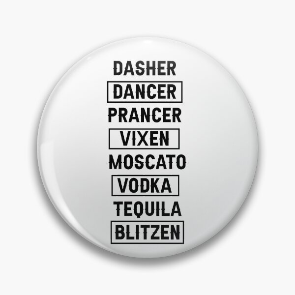 Item preview, Dasher Dancer Prancer Vixen Moscato Vodka Tequila Blitzen designed and sold by damone7.