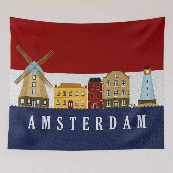 Item preview, Amsterdam city designed and sold by urban-color.