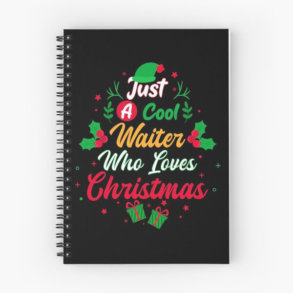 Item preview, Just a Cool Waiter Who Loves Christmas - Gift designed and sold by yeknow.