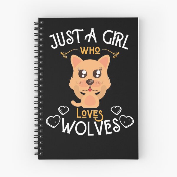 Item preview, Just a girl who loves wolves designed and sold by MyTrendStore.
