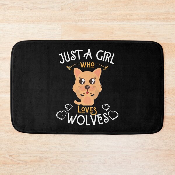 Item preview, Just a girl who loves wolves designed and sold by MyTrendStore.