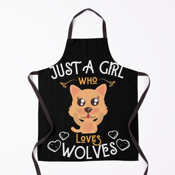 Item preview, Just a girl who loves wolves designed and sold by MyTrendStore.