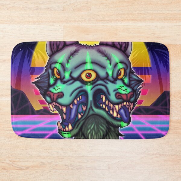 Item preview, Double Face Wolf Retro Style 80's designed and sold by ArtDreamBunny.