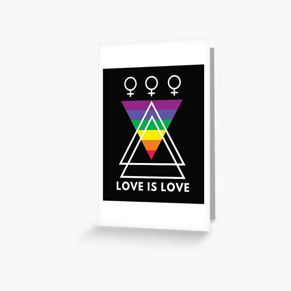FFF Throuple Design Greeting Card