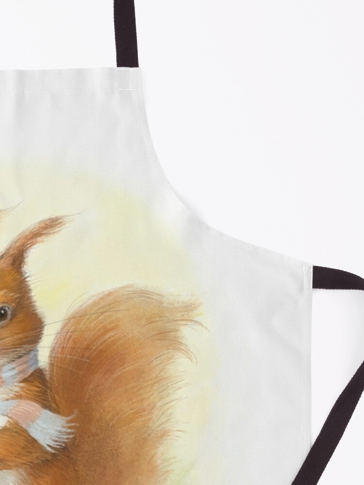 Alternate view of Windy Day Squirrel Apron