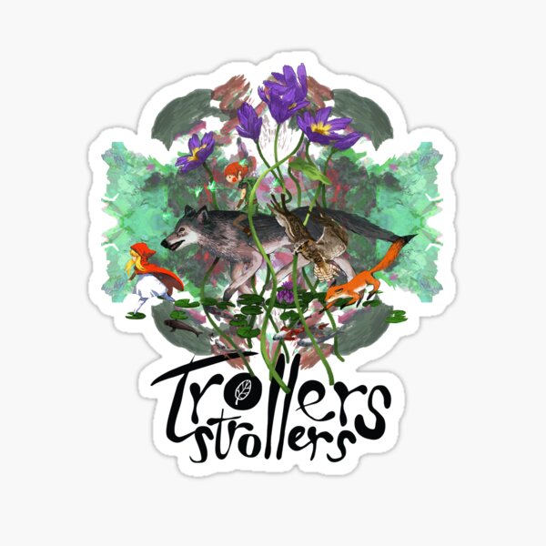 Trollers Strollers Sticker