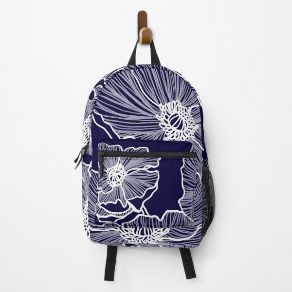 Item preview, Indigo Poppies designed and sold by ColorObsession.