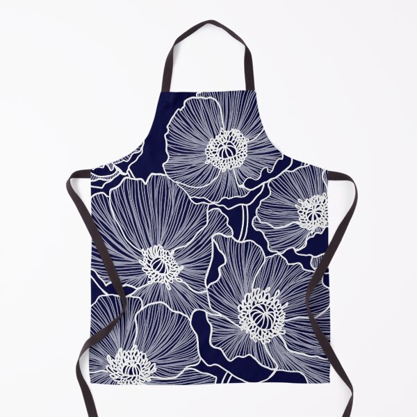 Item preview, Indigo Poppies designed and sold by ColorObsession.