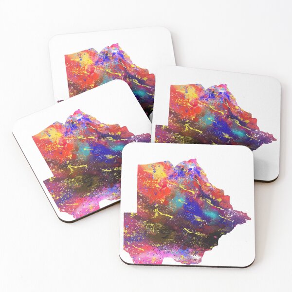 Item preview, Botswana 602 Watercolor Map Yoga Quote Definition designed and sold by vividpixelusa.
