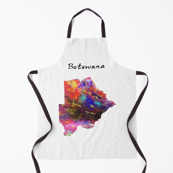Item preview, Botswana 602 Watercolor Map Yoga Quote Definition designed and sold by vividpixelusa.