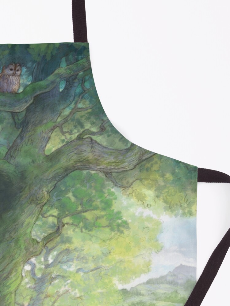 Alternate view of Badger in the woods Apron